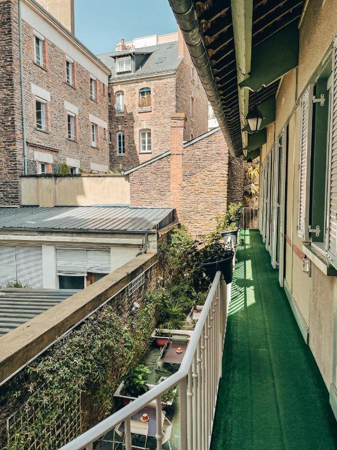 Garden Apparts Rennes Centre Gare Exterior foto
